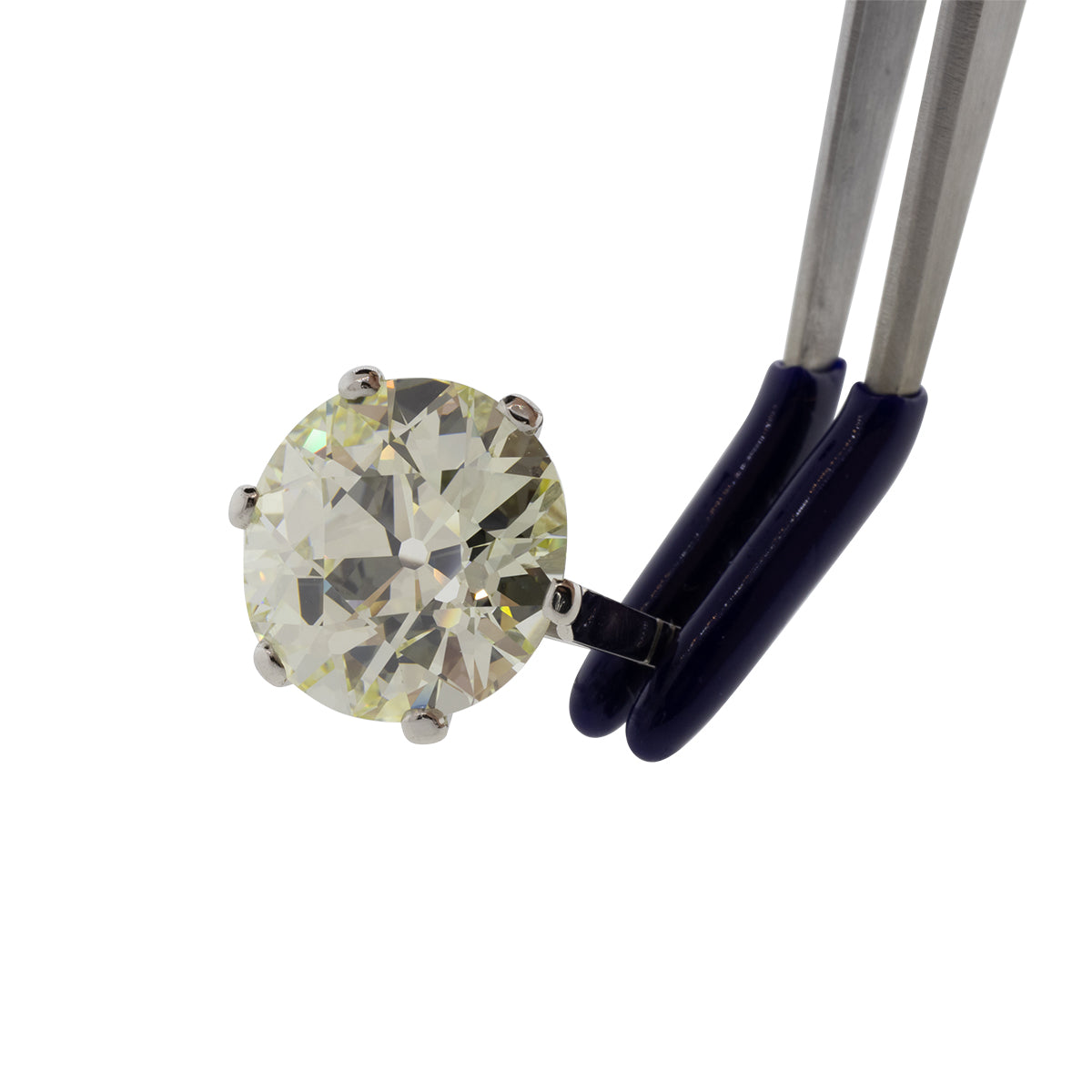 6.43ct Old European Cut GIA Certified Diamond Ring