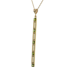 Victorian Tourmaline and Seed Pearl Converted Pendant