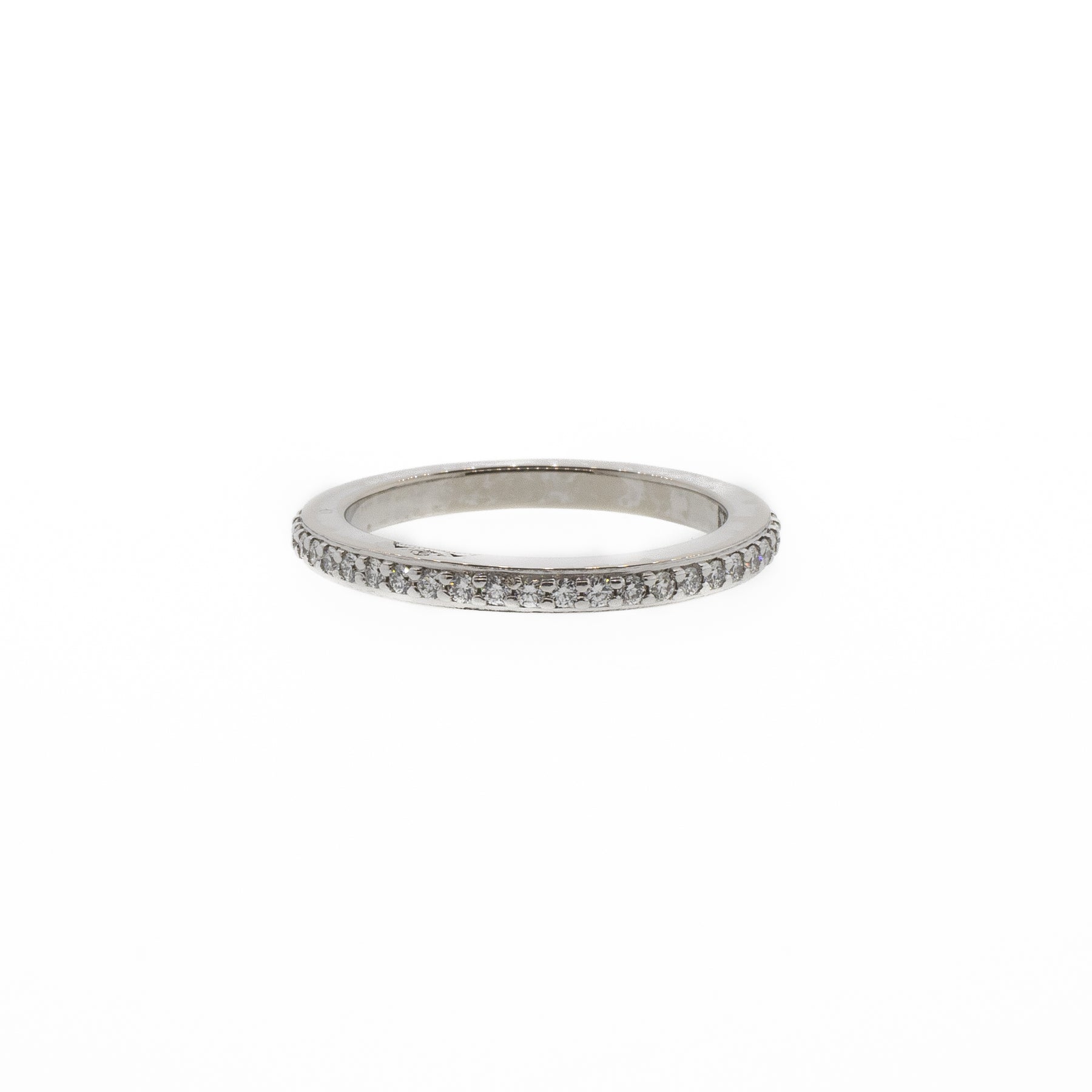 Tacori 18K White Gold Diamond Eternity Band