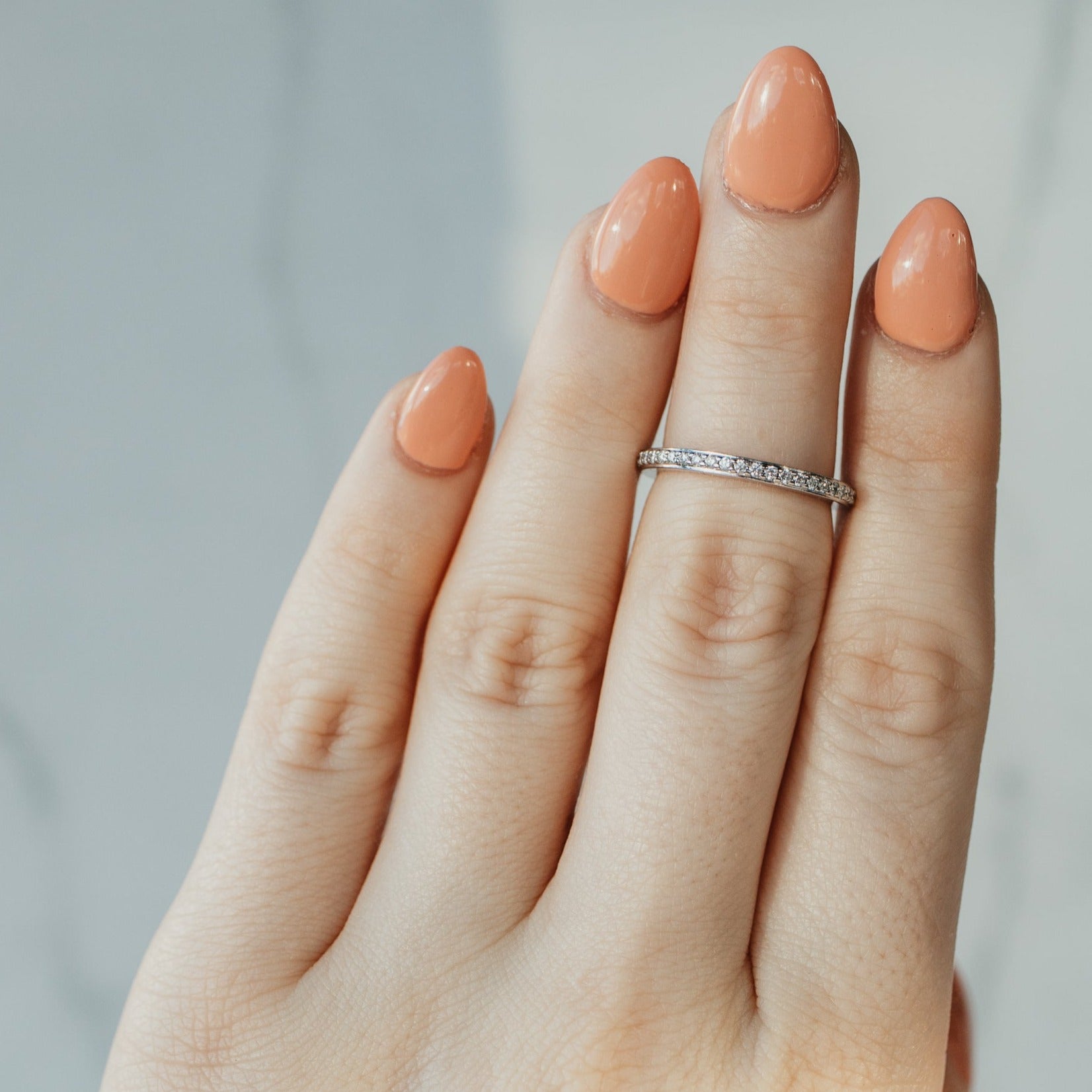 Tacori 18K White Gold Diamond Eternity Band