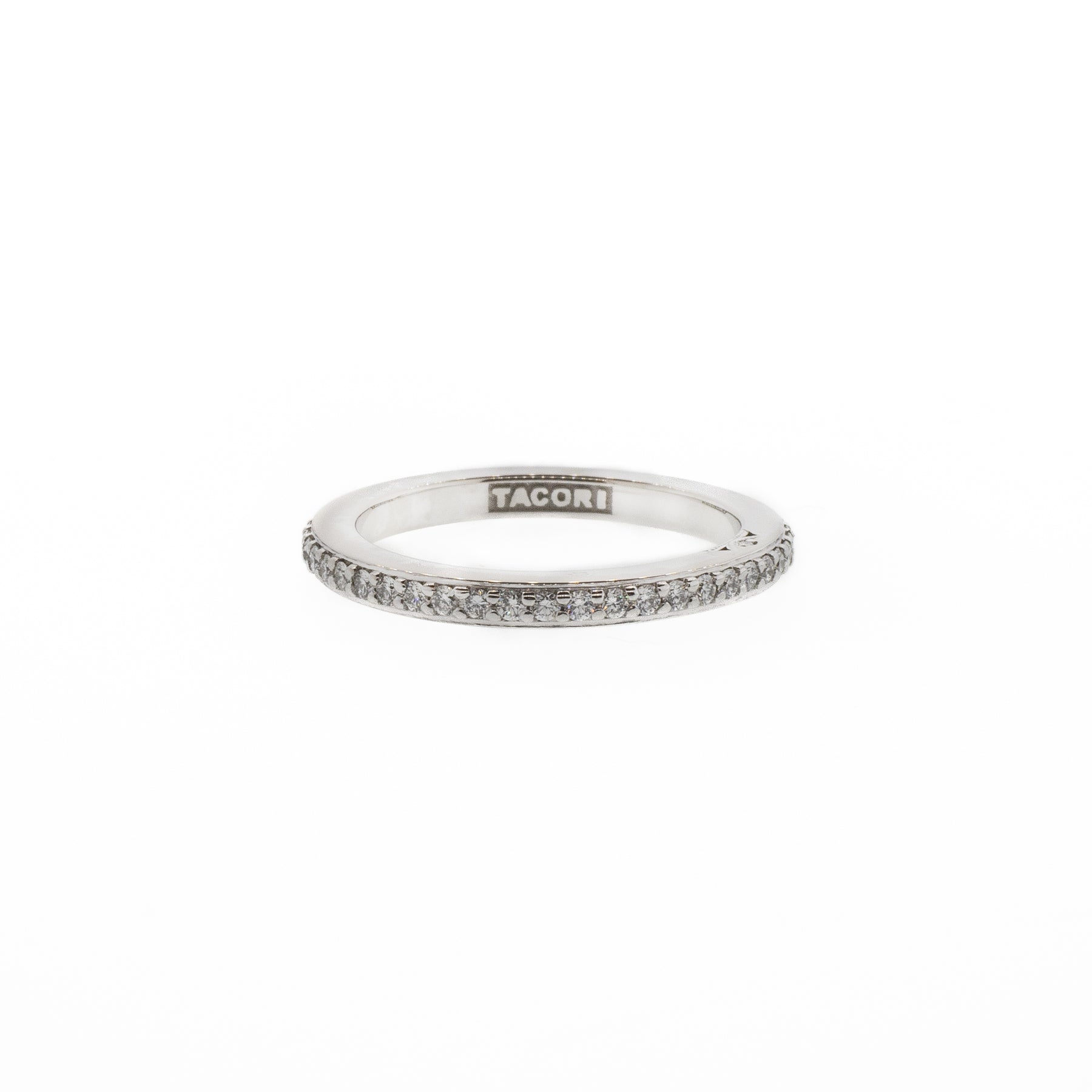 Tacori 18K White Gold Diamond Eternity Band