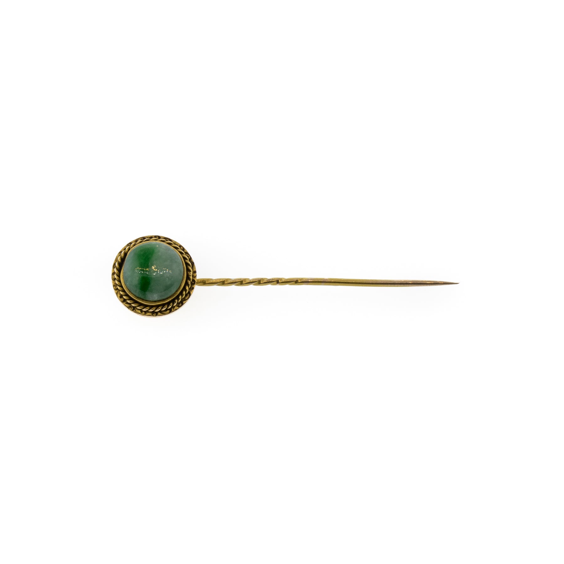 Jadeite Stick Hat Pin