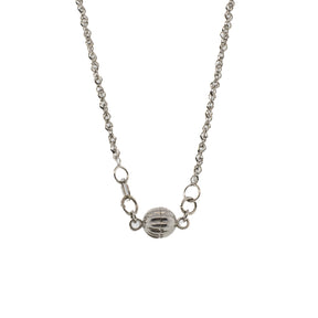 -Floral Diamond Cluster Pendant Necklace