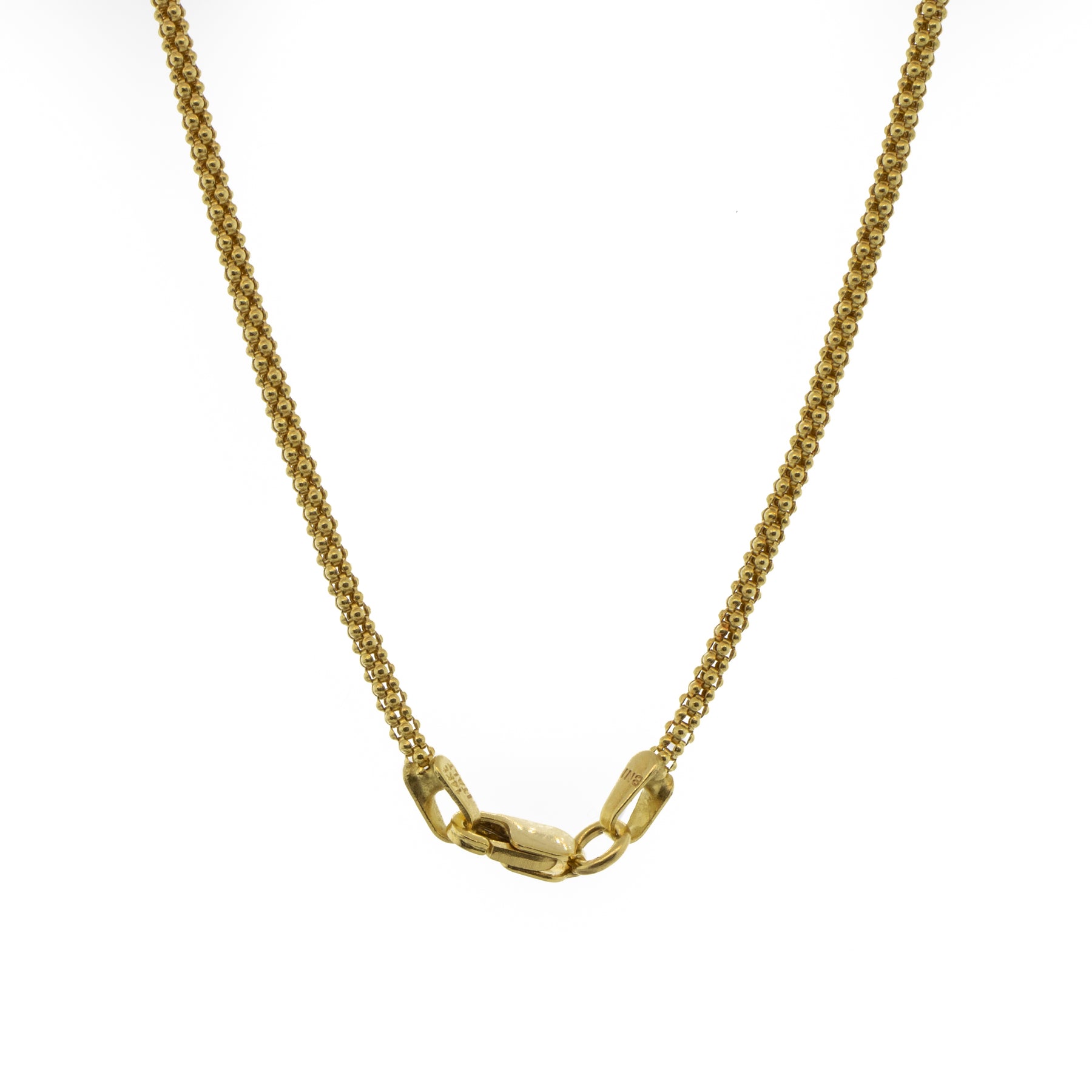 -Rhodolite, Citrine & Spessartite Pendant With Yellow Gold Chain