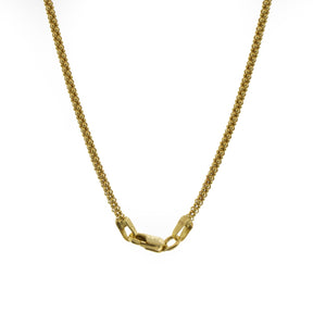 -Rhodolite, Citrine & Spessartite Pendant With Yellow Gold Chain