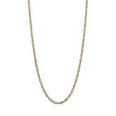 14K Yellow Gold Light Twisted Rope Chain