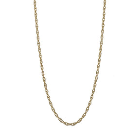 14K Yellow Gold Light Twisted Rope Chain