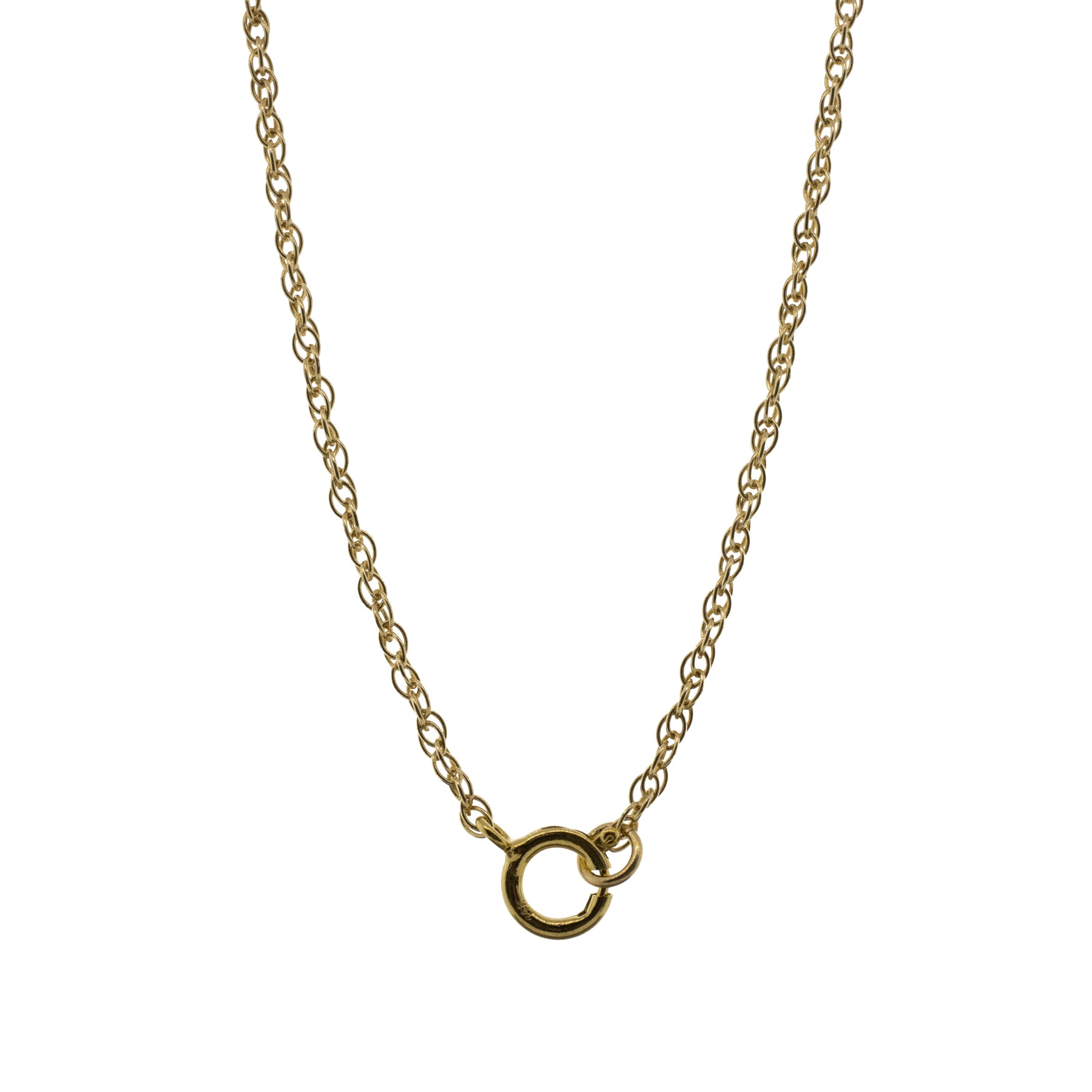 14K Yellow Gold Light Twisted Rope Chain