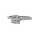Platinum Tacori 1.13ct Round Brilliant Diamond Ring