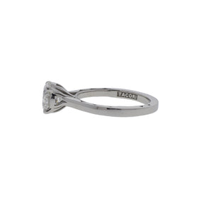Platinum Tacori 1.13ct Round Brilliant Diamond Ring