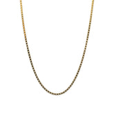 Solid 14K Yellow Gold 18" Box Chain