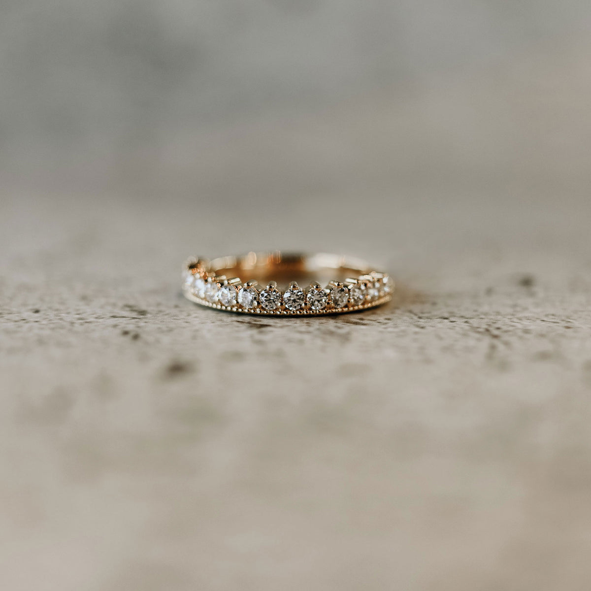 Diamond Anniversary 14K Yellow Gold Band