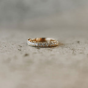 Diamond Anniversary 14K Yellow Gold Band