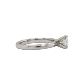 Princess Cut Diamond Platinum Solitaire Ring
