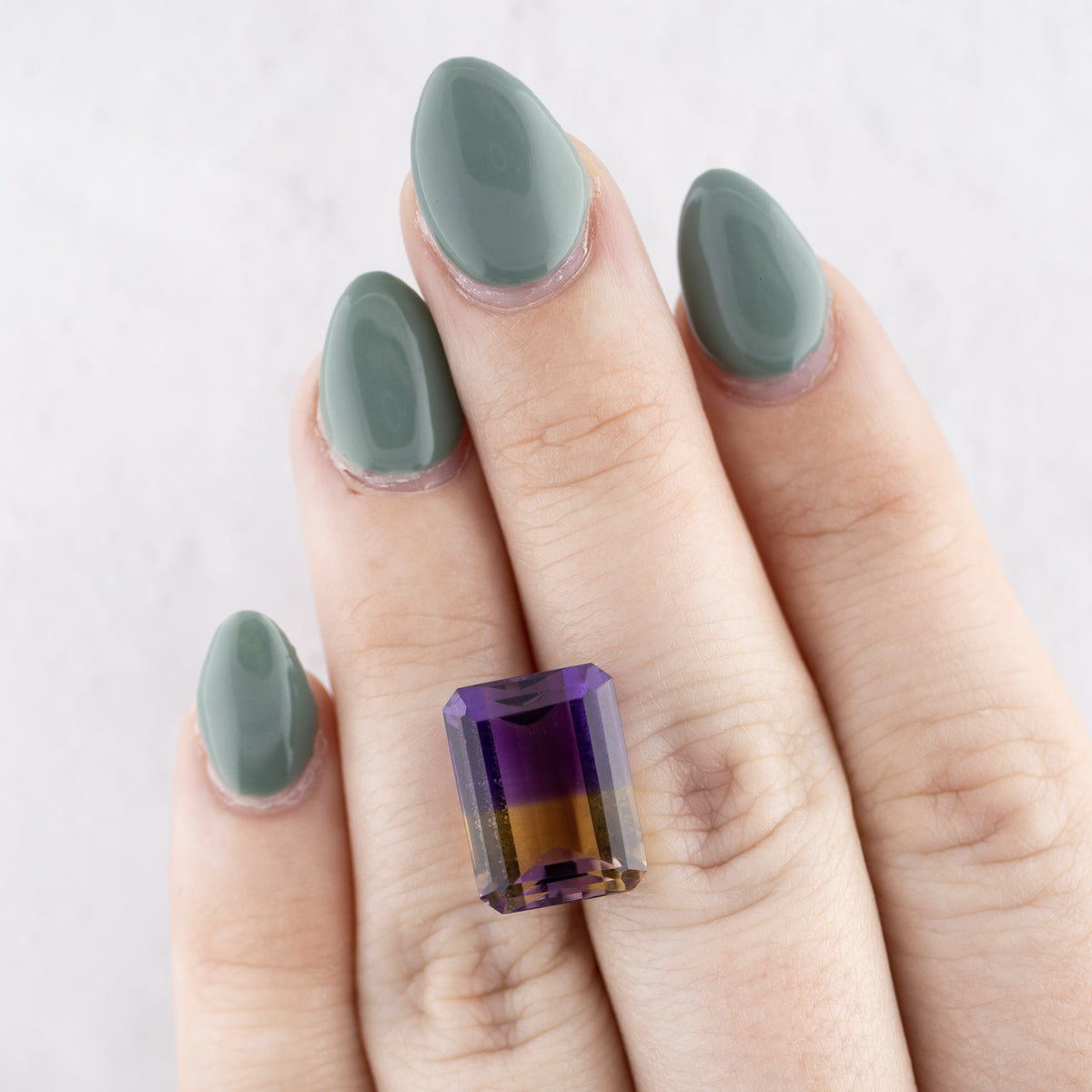 -12.50ct Emerald Cut Natural Ametrine