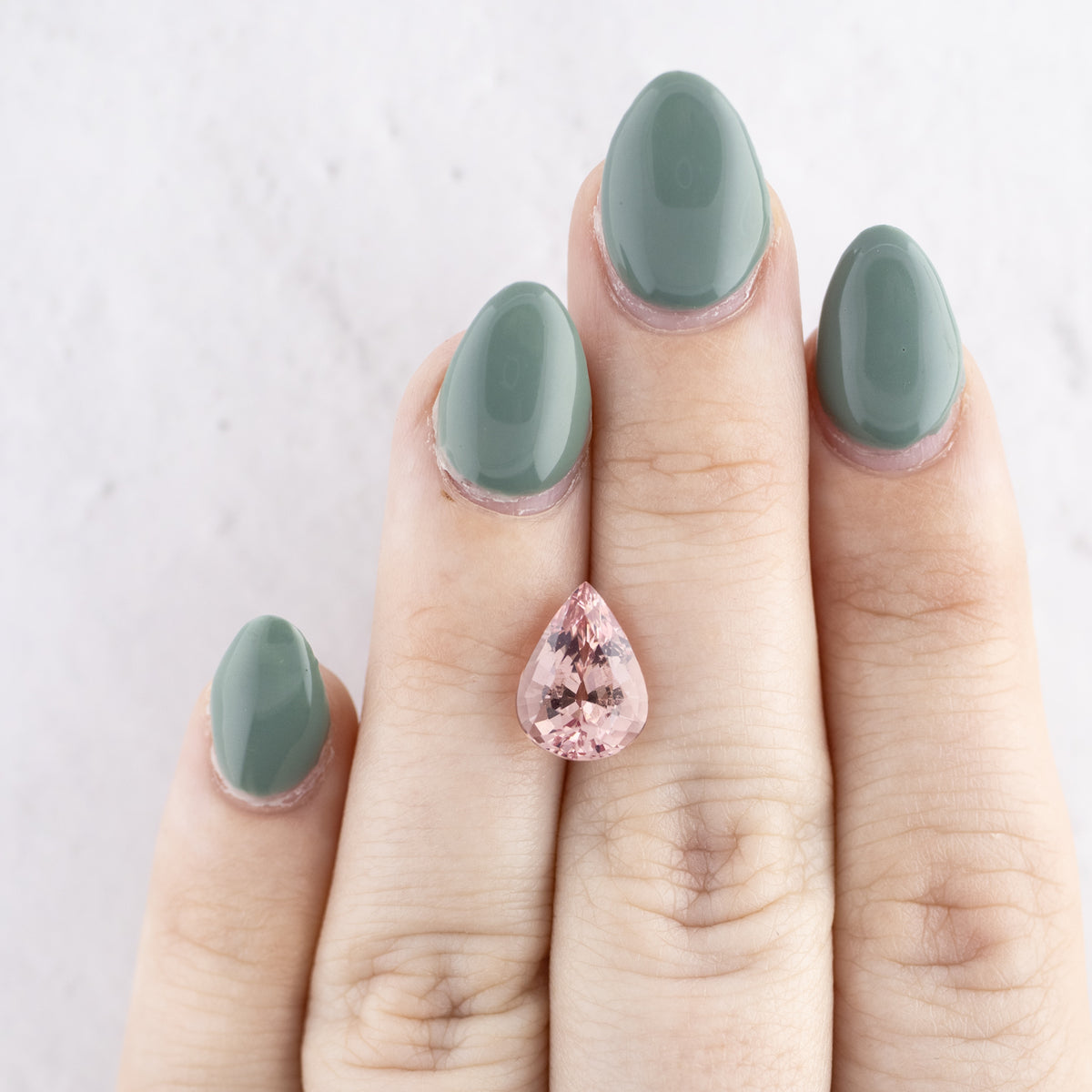 -4.01ct Pear Cut Malayan Color Shift Garnet