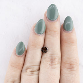 -0.73ct Cognac Rose Cut Diamond