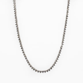 -18K White Gold Diamond Choker