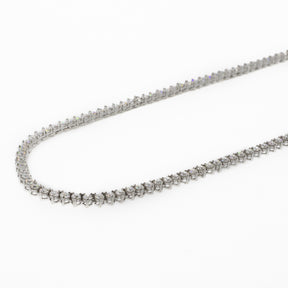 -18K White Gold Diamond Choker