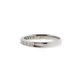 Princess-Cut 12 Stone Platinum Diamond Anniversary Band