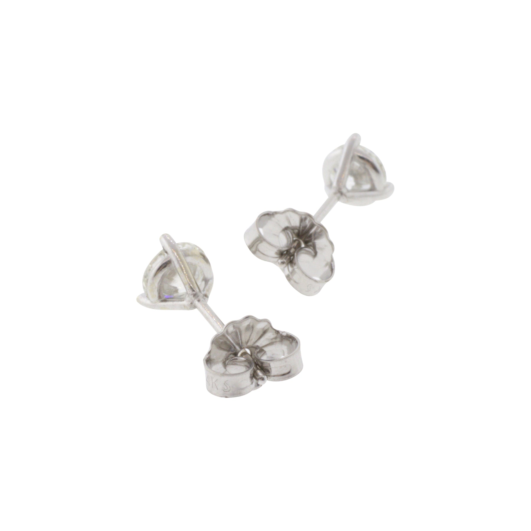 Martini Style Natural Diamond Studs