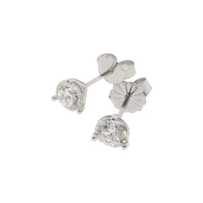 Martini Style Natural Diamond Studs