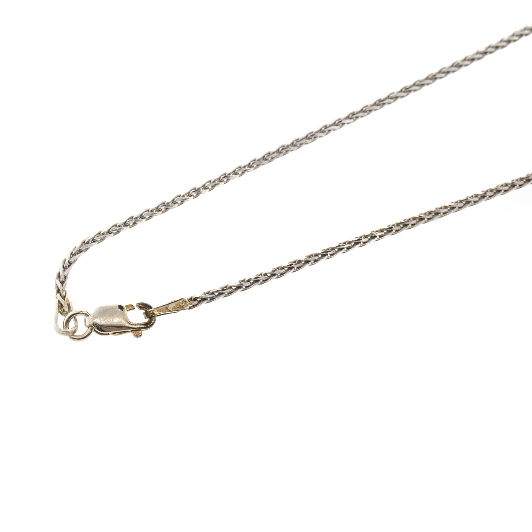 Georgian-Era Silver & 14K Yellow Gold Diamond and Pearl Brooch Necklace