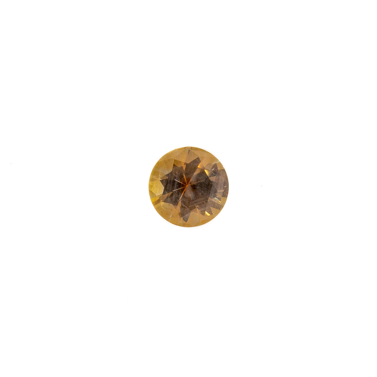 -0.30ct Round 4mm Orange/Peach Montana Sapphire