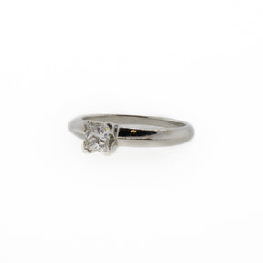 Princess Cut Platinum Diamond Solitaire Ring