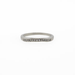 Palladium Diamond Channel-Set Anniversary Wedding Band