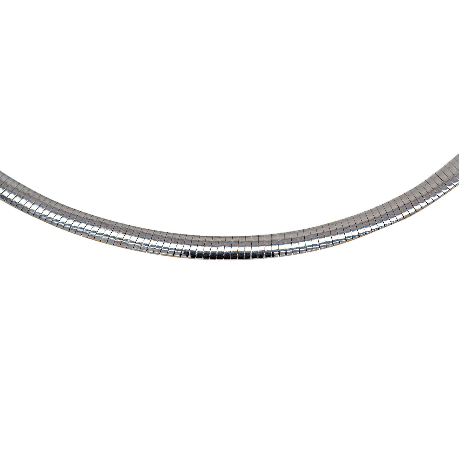 Reversible Omega Chain in 10K Yellow & White Gold