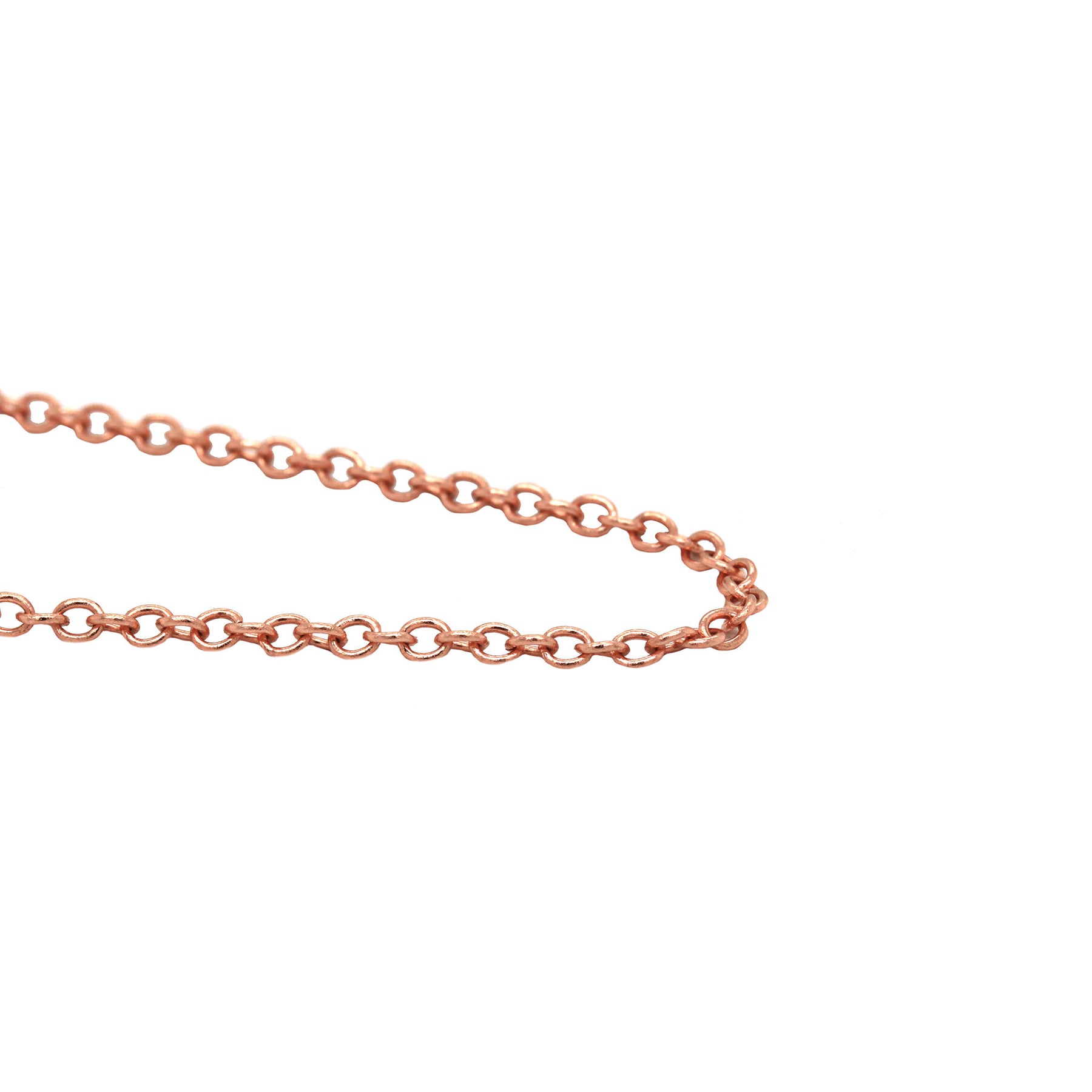 -Rose Gold Cable Chain