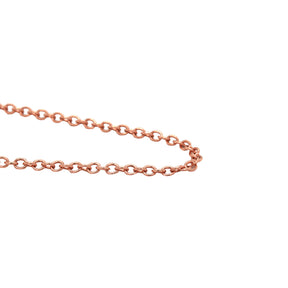 -Rose Gold Cable Chain