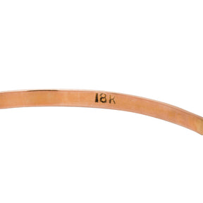 18K Yellow Gold Bangle Bracelet