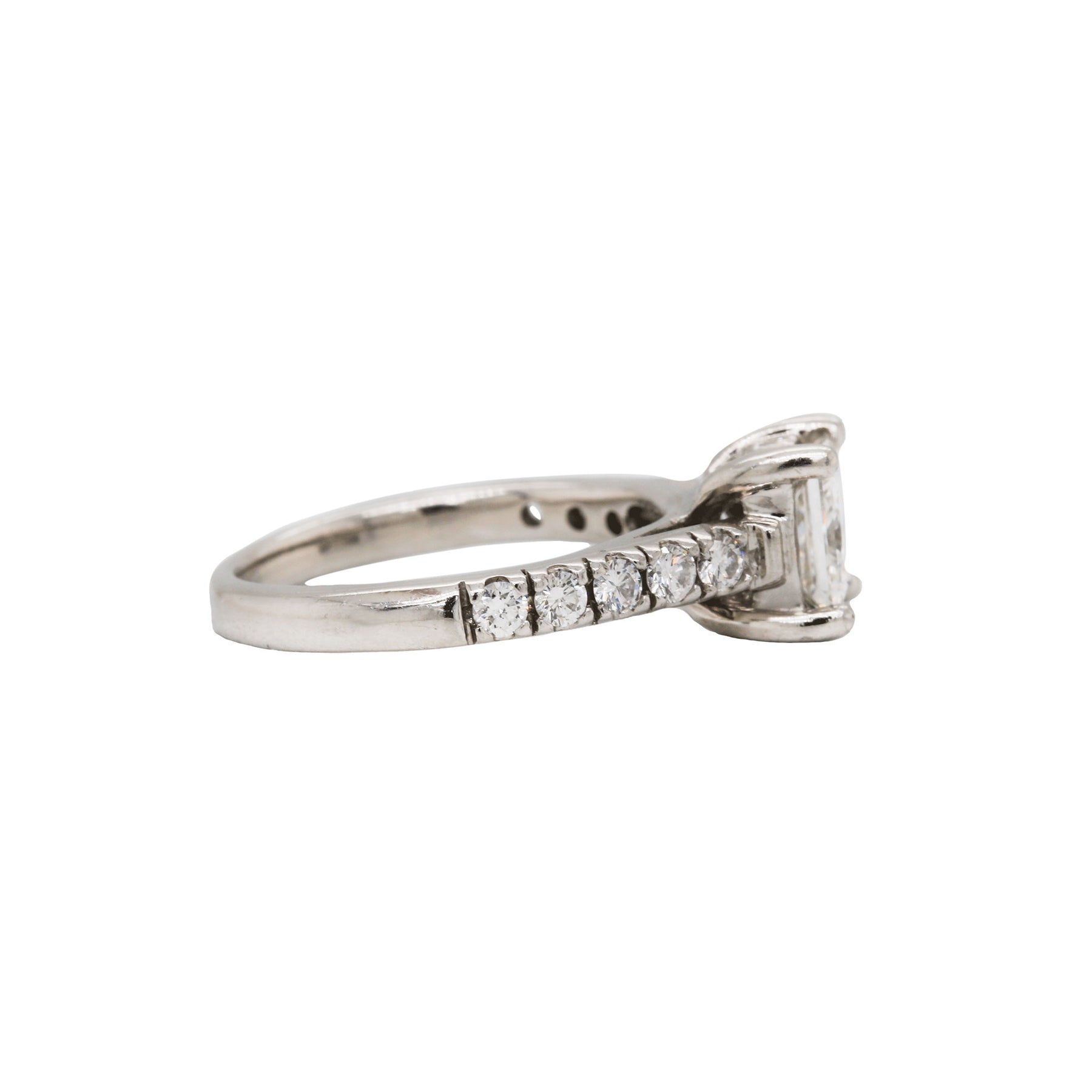 Princess Cut Diamond & Platinum Engagement Ring